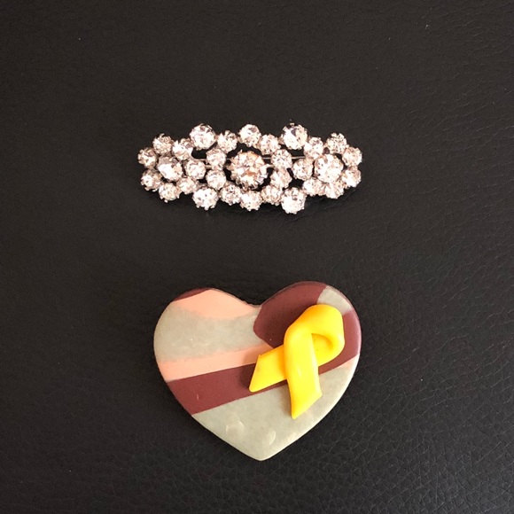 Jewelry - Fancy and Fabulous Brooch Pair 🎉
